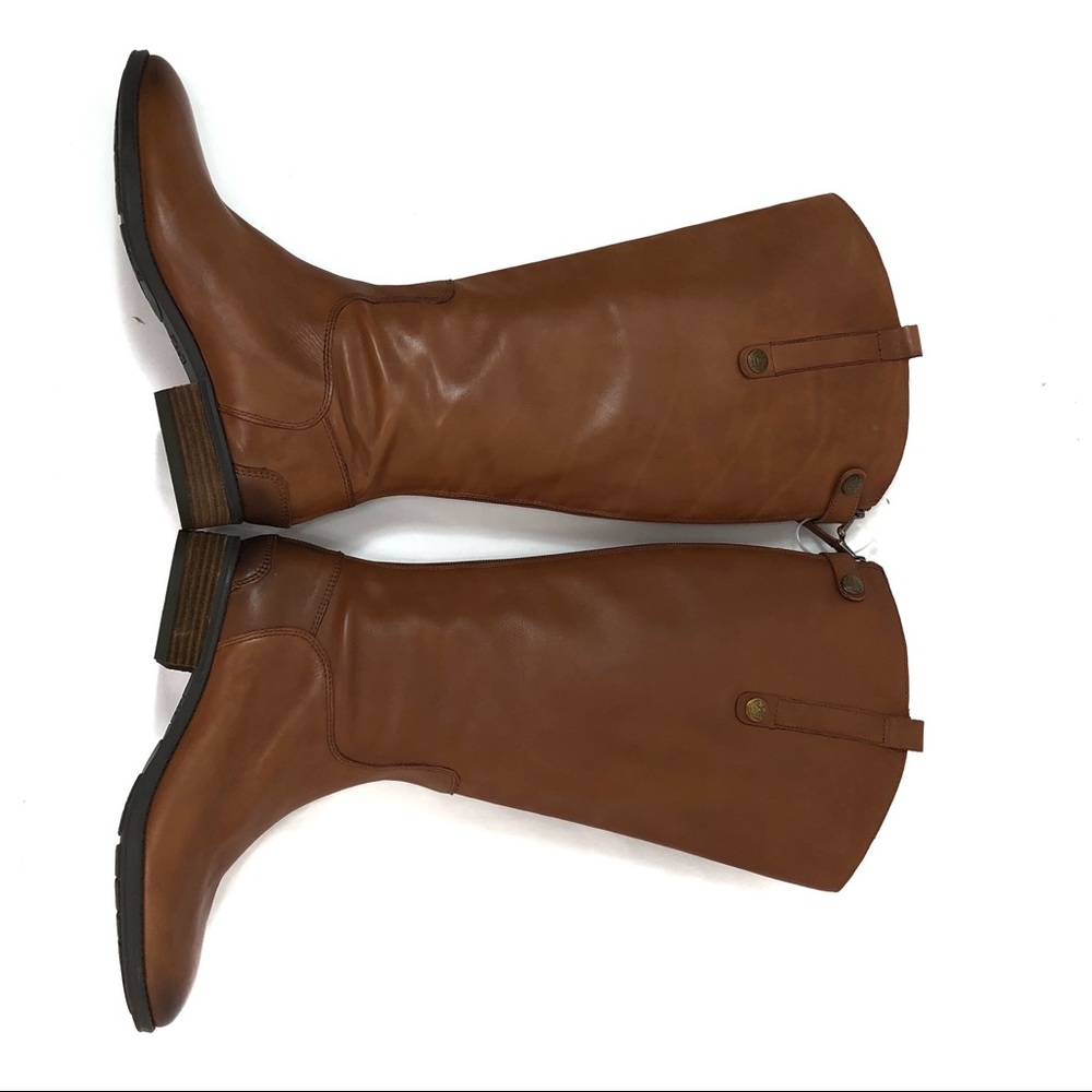 New Sam Edelman cognac high boots real leather9.5 - Picture 3 of 8
